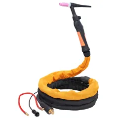 Uchwyt spawalniczy TIG 26V 4m ŁW35/50 zawór + przycisk CX80/CX90 WTYK 2 PIN