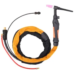 Uchwyt spawalniczy TIG 26V 4m ŁW35/50 zawór + przycisk CX80/CX90 WTYK 2 PIN