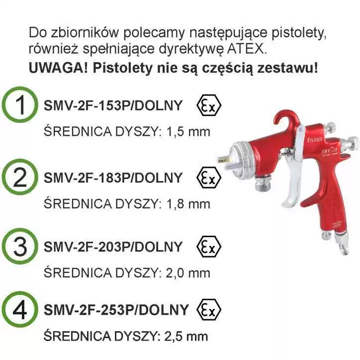 Zbiornik ciśnieniowy do farb 2L metalowy + pistolet lakierniczy 2.0mm Zbiornik ciśnieniowy do farb 2L metalowy + pistolet lakierniczy 2.0mm