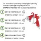Zbiornik ciśnieniowy do farb 2L metalowy + pistolet lakierniczy 2.0mm