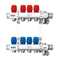 Duro System rozdzielacz z zaworami regulacyjnymi 4 sekcje