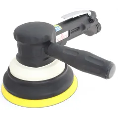 Pneumatyczna szlifierka orbitalna dwuręczna 150mm z odciągiem.