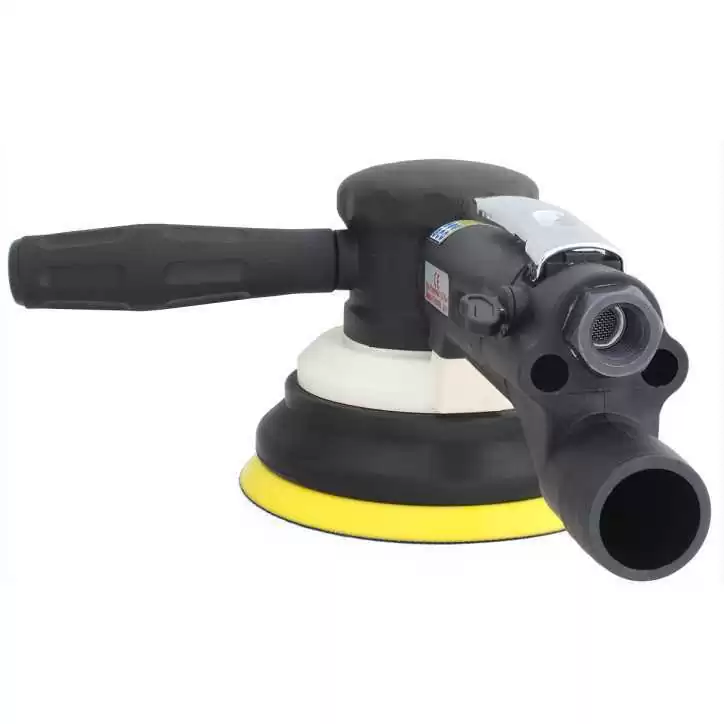 Pneumatyczna szlifierka orbitalna dwuręczna 150mm z odciągiem. Pneumatyczna szlifierka orbitalna dwuręczna 150mm z odciągiem.