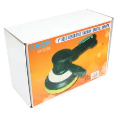 Pneumatyczna szlifierka orbitalna dwuręczna 150mm z odciągiem.