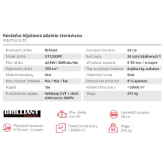 Kosiarka bijakowa Weibang WBGT6813-TE - Wybierz markę