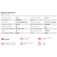Kosiarka Weibang WB506SC 3IN1 z napędem