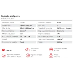 Kosiarka Weibang WB456SC VE 3IN1 napęd rozruch elektryczny