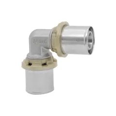 Duro System kształtka zaprasowywana kolano 16 PEX – montaż rur