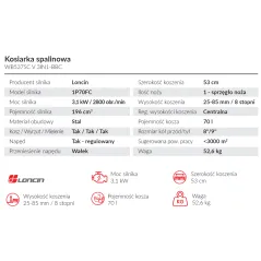 Kosiarka Weibang WB537SC V 3IN1-BBC z napędem