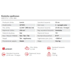 Weibang WB537SC V 3IN1-BBC Benzinrasenmäher mit Antrieb, 3 Modi