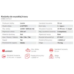 Kosiarka mulczująca Weibang WBBC537SCV - wydajna i trwała