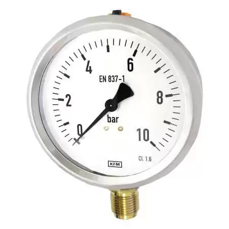 Manometr 100mm GLICERYNA 1/2' 10bar