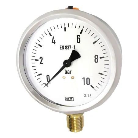 Manometr 100mm GLICERYNA 1/2' 10bar