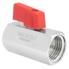 Zawór kulowy 1/2' MINI czarna rączka