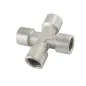Rozdzielacz czwórnik 4x1/4'w Rozdzielacz czwórnik 4x1/4'w