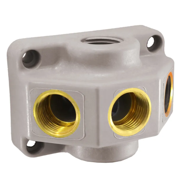 Kostka rozdzielająca V 3 x 1/2' zasilanie 2 x 1/2' Kostka rozdzielająca V 3 x 1/2' zasilanie 2 x 1/2'