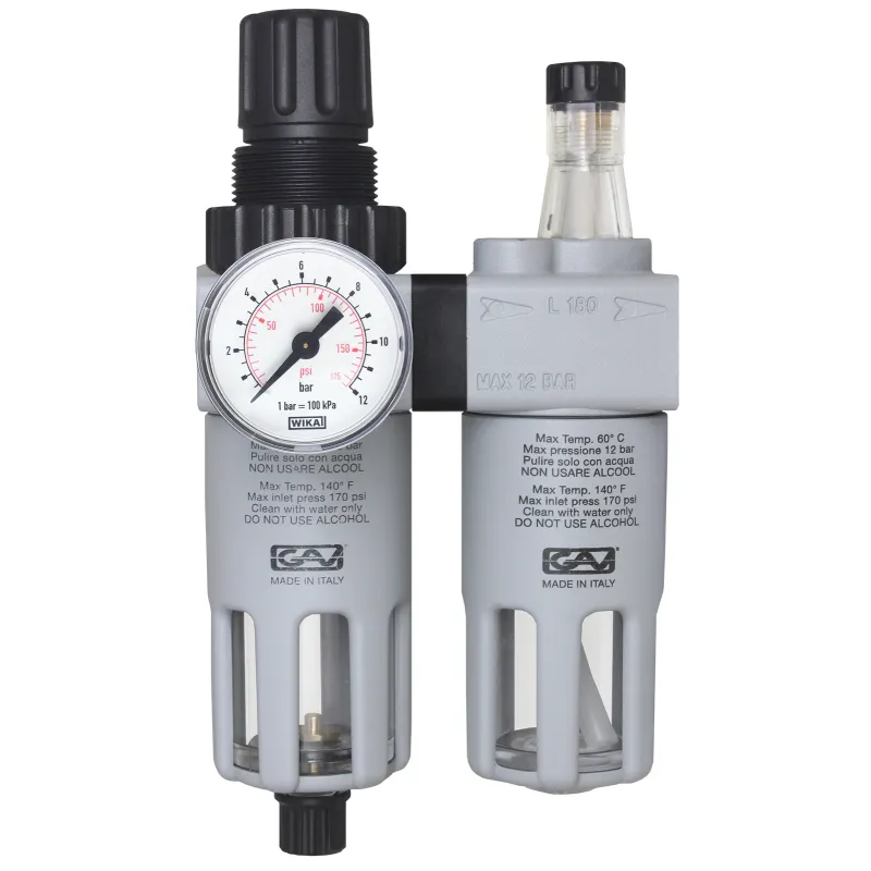 Reduktor + filtr + naolejacz 1/4' GAV Reduktor + filtr + naolejacz 1/4' GAV