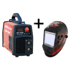 Spawarka ARC MMA ADORE X/200 IGBT Welder Fantasy + przyłbica samościemniająca 3037
