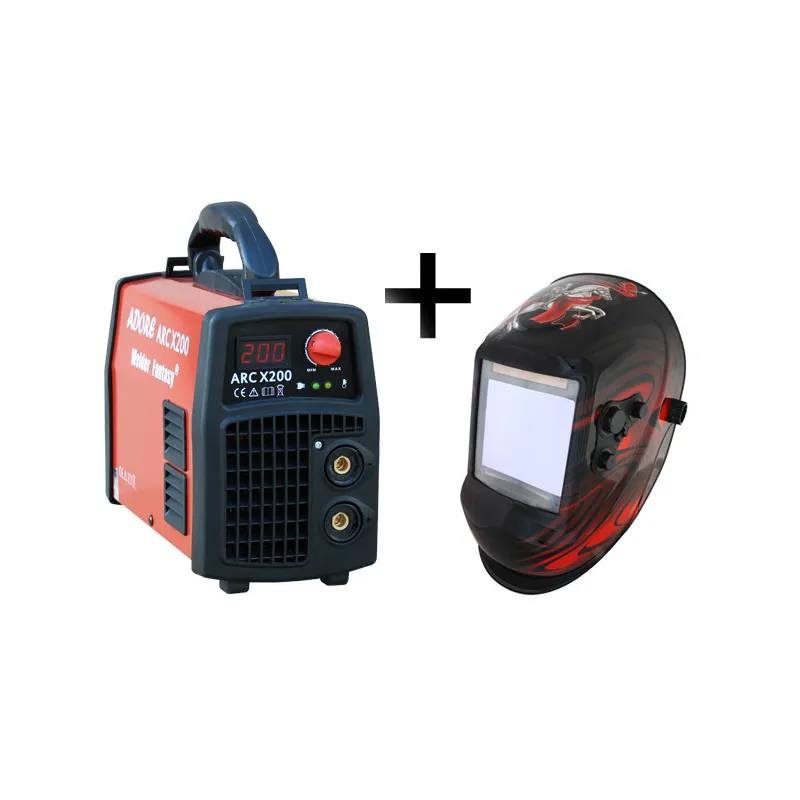 Spawarka ARC MMA ADORE X/200 IGBT Welder Fantasy + przyłbica samościemniająca 3037 Spawarka ARC MMA ADORE X/200 IGBT Welder Fantasy + przyłbica samościemniająca 3037