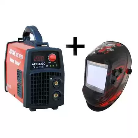 Spawarka ARC MMA ADORE X/200 IGBT Welder Fantasy + przyłbica samościemniająca 3037
