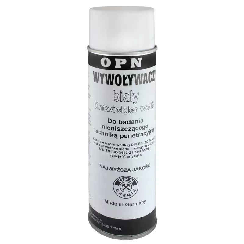 SPRAY DO BADAŃ NIENISZCZĄCYCH OPN WYWOŁYWACZ 500ML BIAŁY