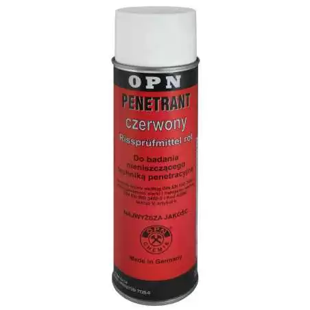 SPRAY DO BADAŃ NIENISZCZĄCYCH OPN PENETRANT 500ML CZERWONY