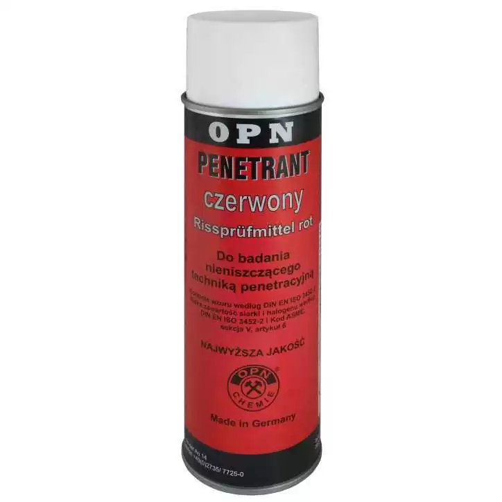 SPRAY DO BADAŃ NIENISZCZĄCYCH OPN PENETRANT 500ML CZERWONY SPRAY DO BADAŃ NIENISZCZĄCYCH OPN PENETRANT 500ML CZERWONY