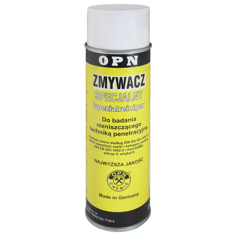 SPRAY DO BADAŃ NIENISZCZĄCYCH OPN ZMYWACZ 500ML ŻÓŁTY