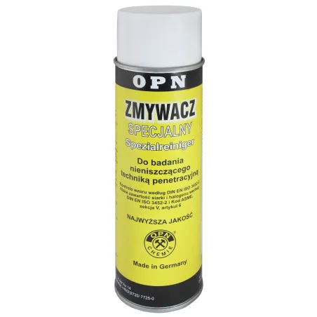 SPRAY DO BADAŃ NIENISZCZĄCYCH OPN ZMYWACZ 500ML ŻÓŁTY