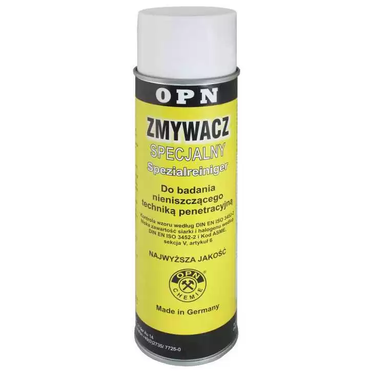 SPRAY DO BADAŃ NIENISZCZĄCYCH OPN ZMYWACZ 500ML ŻÓŁTY SPRAY DO BADAŃ NIENISZCZĄCYCH OPN ZMYWACZ 500ML ŻÓŁTY