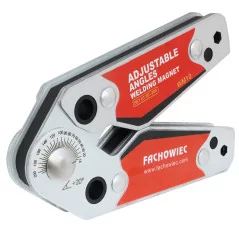 Spawalniczy kątownik magnetyczny nastawny 120x78