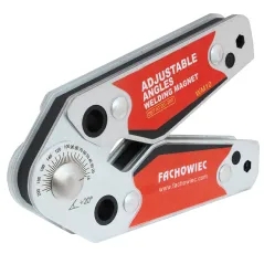 Spawalniczy kątownik magnetyczny nastawny 120x78