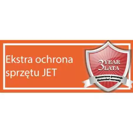 Wydłużona gwarancja - 3 lata JET
