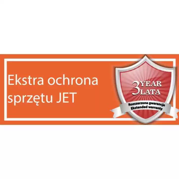 Wydłużona gwarancja - 3 lata JET Wydłużona gwarancja - 3 lata JET