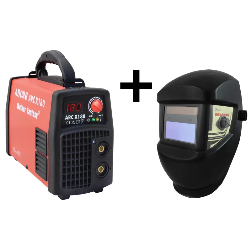 Spawarka ARC MMA ADORE X/180 IGBT Welder Fantasy + przyłbica samościemniająca 3034