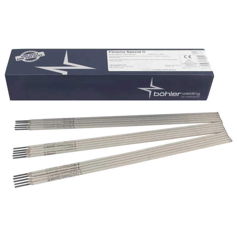 Bohler MMA elektroda spawalnicza zasadowa Phoenix SPEZIAL D 2.5x350/4.0paczka/16.0karton (cena za 1 paczkę)