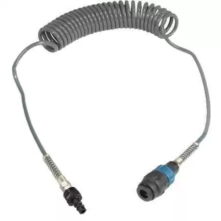Wąż spiralny przewód PU - poliuretan 8x5mm 15m bezpieczne szybkozłącze