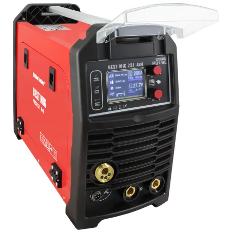 Półautomat spawalniczy 3w1 BEST MIG 231 4x4 MIG/MAG / PULS / PODWÓJNY PULS / MMA Welder Fantasy 230V