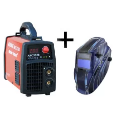 Spawarka ARC MMA ADORE X/200 IGBT Welder Fantasy + przyłbica TECMEN T-700