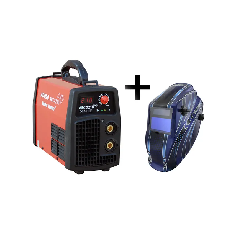 Spawarka ARC MMA ADORE X/210 IGBT Welder Fantasy + przyłbica TECMEN T-700 Spawarka ARC MMA ADORE X/210 IGBT Welder Fantasy + przyłbica TECMEN T-700