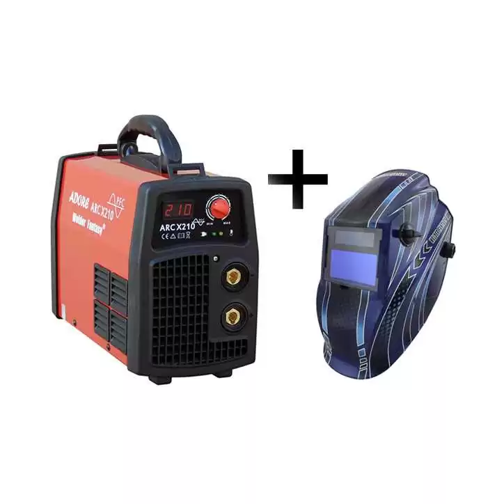 Spawarka ARC MMA ADORE X/210 IGBT Welder Fantasy + przyłbica TECMEN T-700 Spawarka ARC MMA ADORE X/210 IGBT Welder Fantasy + przyłbica TECMEN T-700