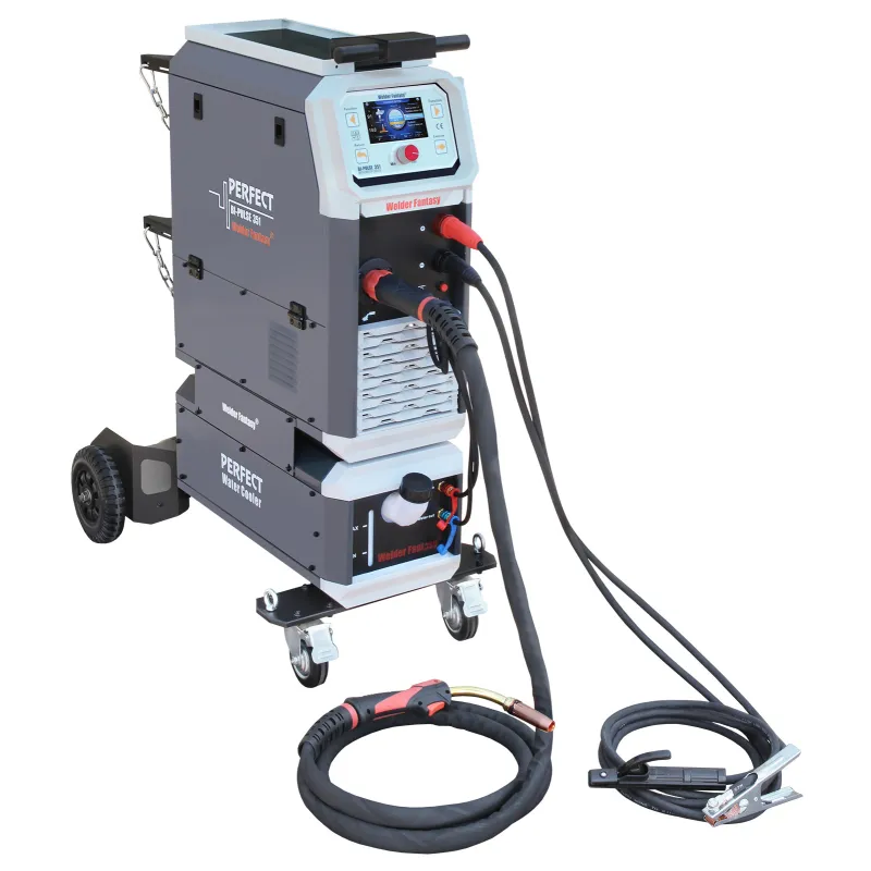 Półautomat spawalniczy PERFECT BI-PULSE 351 CHŁODNICA 4x4 MIG/MAG/SYNERGIA/PULS/PODWÓJNY PULS/LUTOSPAWANIE/MMA Welder Fantasy 40 Półautomat spawalniczy PERFECT BI-PULSE 351 CHŁODNICA 4x4 MIG/MAG/SYNERGIA/PULS/PODWÓJNY PULS/LUTOSPAWANIE/MMA Welder Fantasy 40