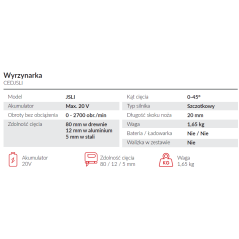 Wyrzynarka Cedrus CEDJSLI