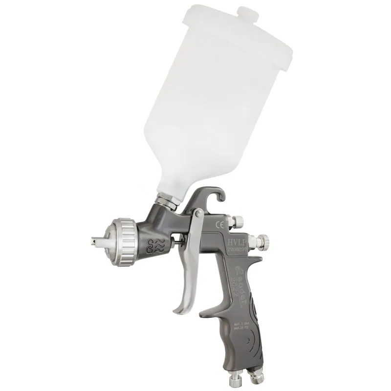 Pistolet lakierniczy LEADER K411 HVLP 2.5mm zbiornik 600ml model 2022
