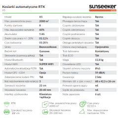 Kosiarka automatyczna Sunseeker Elite X5 RTK | Robot koszący