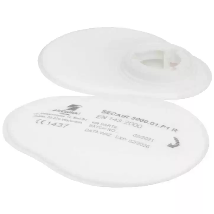 SECURA 3100 komplet prefiltrów SECAIR na jedną maskę 3100. SECURA 3100 komplet prefiltrów SECAIR na jedną maskę 3100.