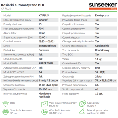 Robot koszący Sunseeker Elite X7 PLUS RTK