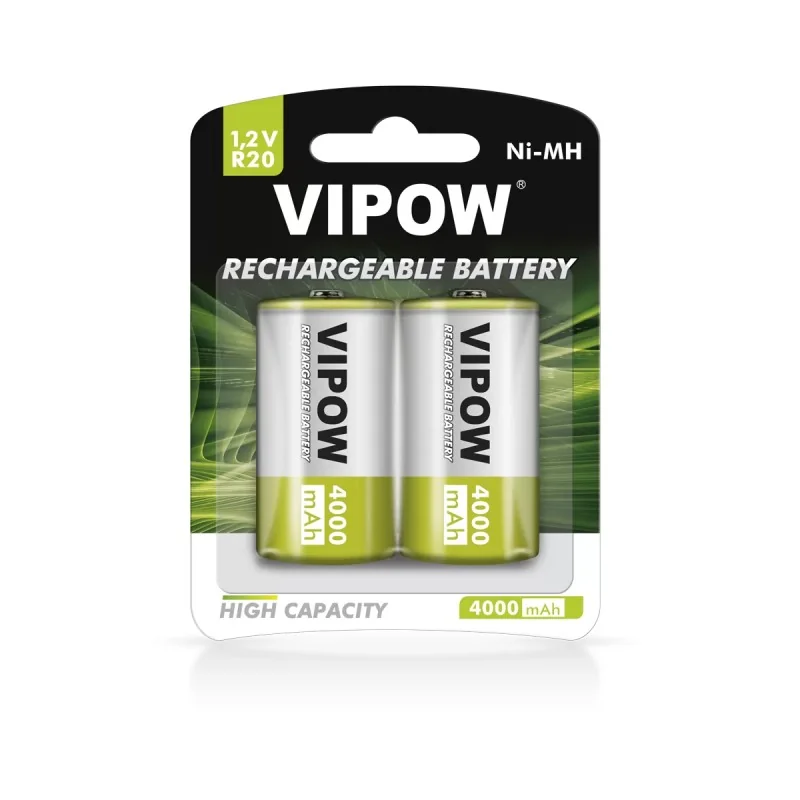 Akumulatorki VIPOW HR20 4000 mAh Ni-MH 2szt/bl