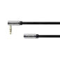 Kabel wtyk kątowy - gniazdo proste jack 3.5 stereo 1.0m Kruger&Matz Kabel wtyk kątowy - gniazdo proste jack 3.5 stereo 1.0m Kruger&Matz
