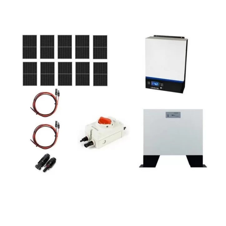 Hybrydowy zestaw solarny off-grid ESB-10kW-48 MPPT 10xPV Mono bateria 5kWh